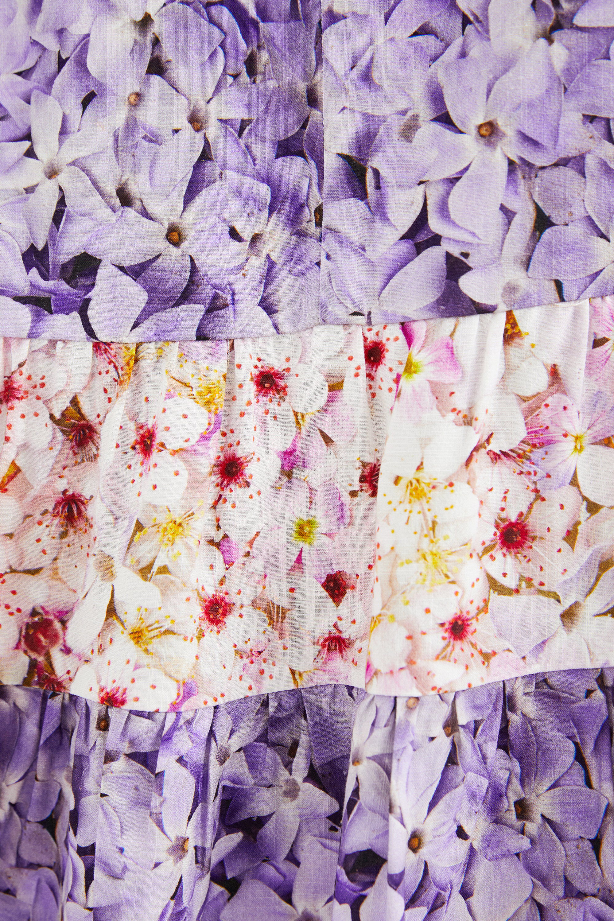 Top à bretelles à fleurs