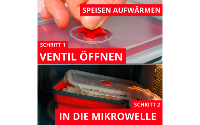 Westmark faltbare Frischhaltedose eckig