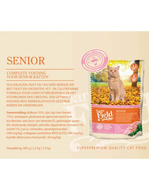 Sam's Field Cat Senior - Kattenvoer