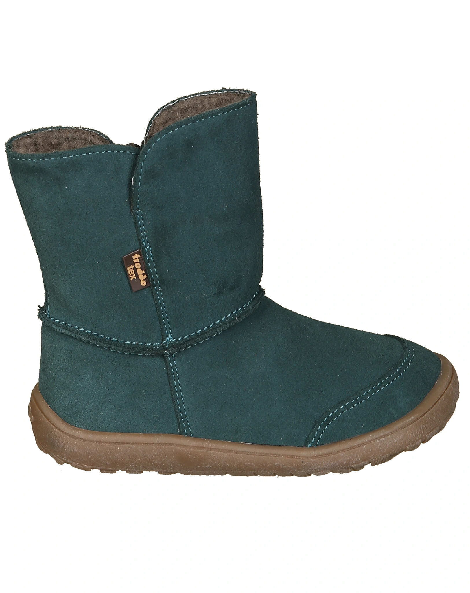 Winterstiefel BAREFOOT TEX SUEDE in petroleum