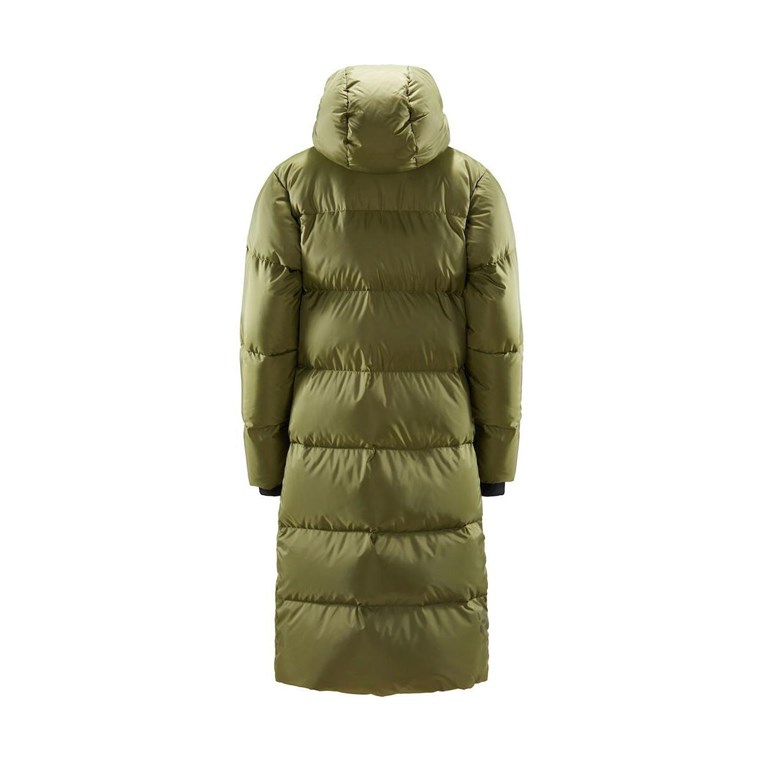 Haglöfs Long Down Parka Women Olive Green