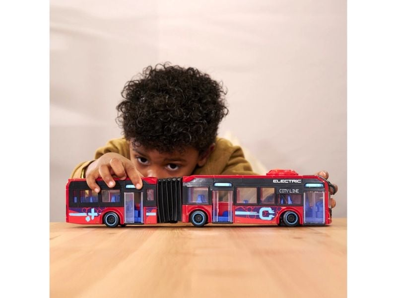 Dickie Toys City Volvo City Bus Lenkbarer City Bus zum Spielen