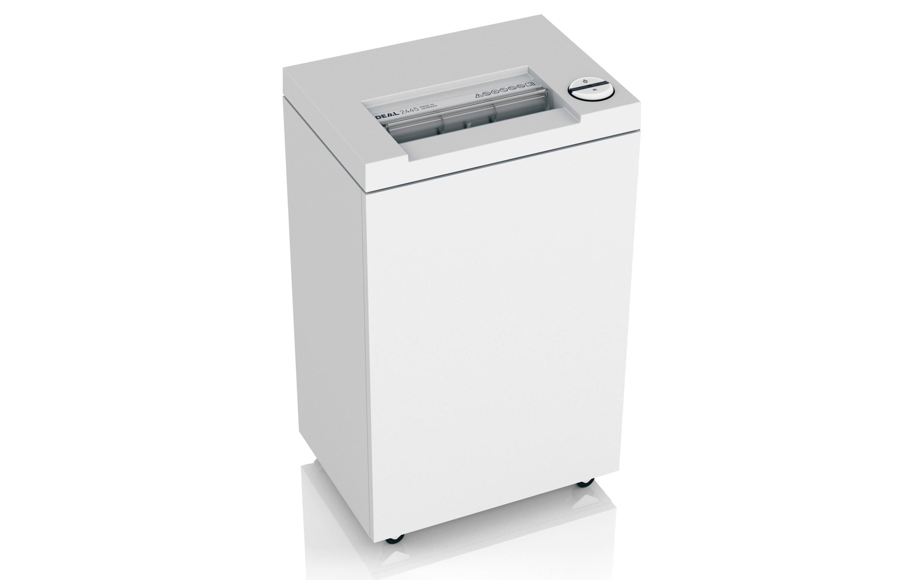 Aktenvernichter 2445CC2X15 P-5, 10 Seiten<br>Aktenvernichter mit umweltfreundlichem Schnittbehälter