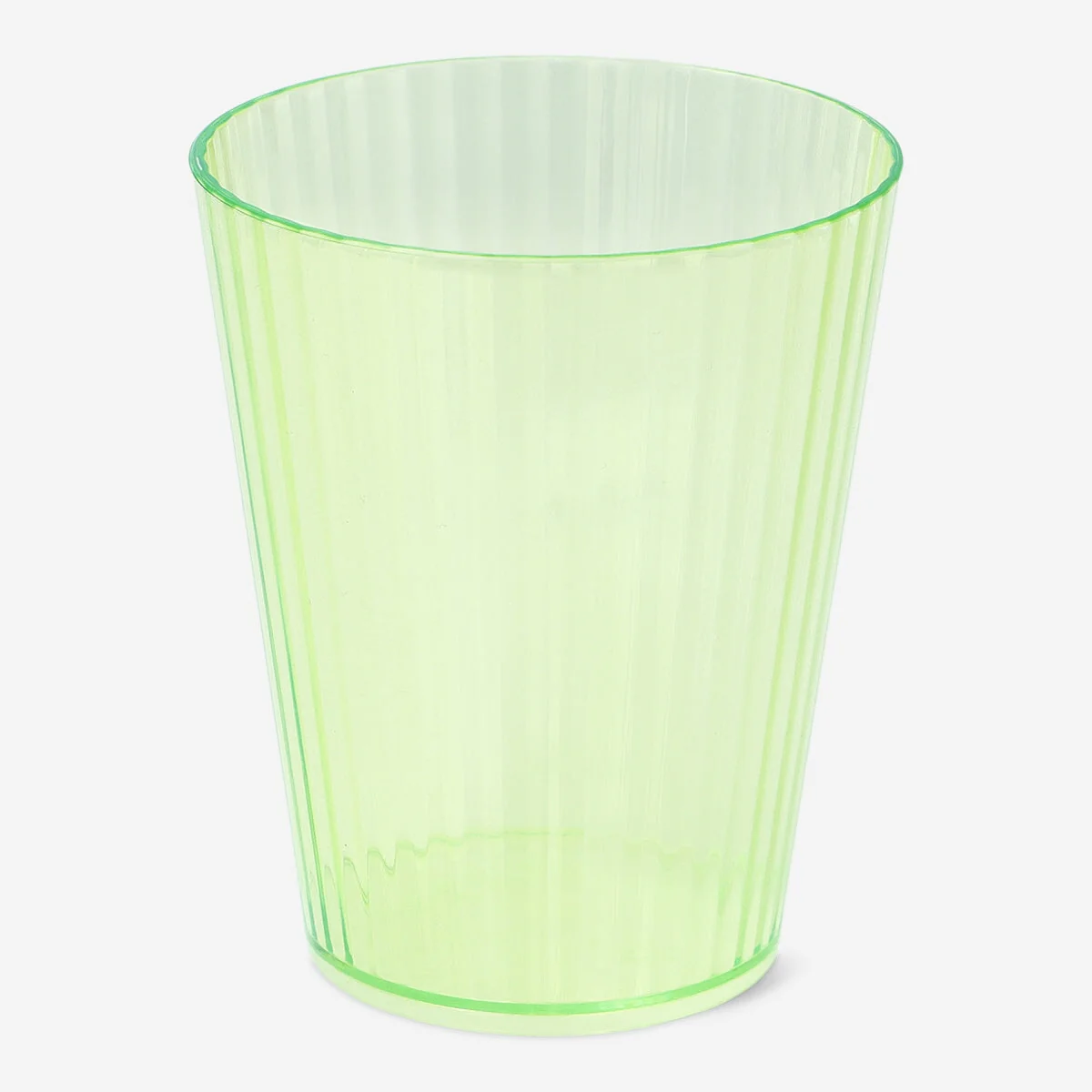 Grønt drikkeglas af plast