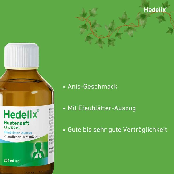 Hedelix® Hustensaft, 200 ml