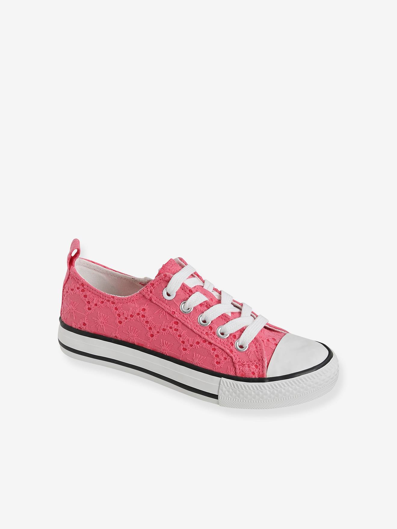 Tênis de lona estilo fantasia para meninas, estampa verde escura