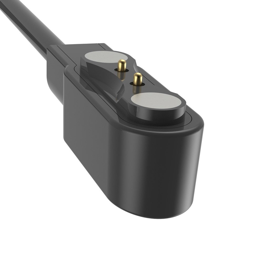 (1m) Magnetisches USB Ladekabel für Realme TechLife Dizo Watch R / DW2120 - Schwarz