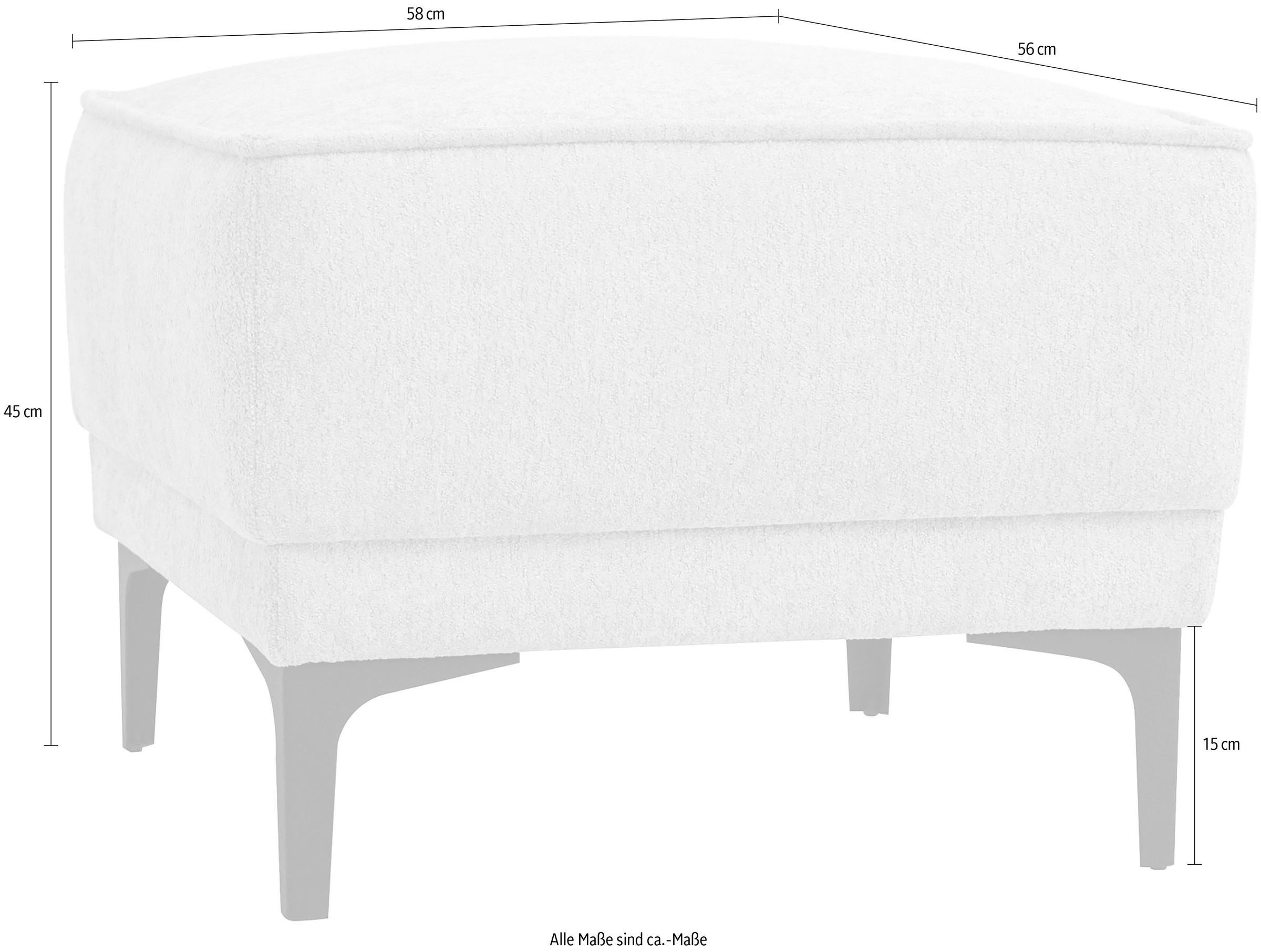 GOODproduct Polsterhocker »Oland« passend zur Serie OLAND