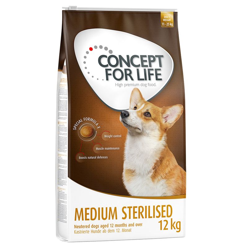 Concept for Life Medium Sterilised pour chien