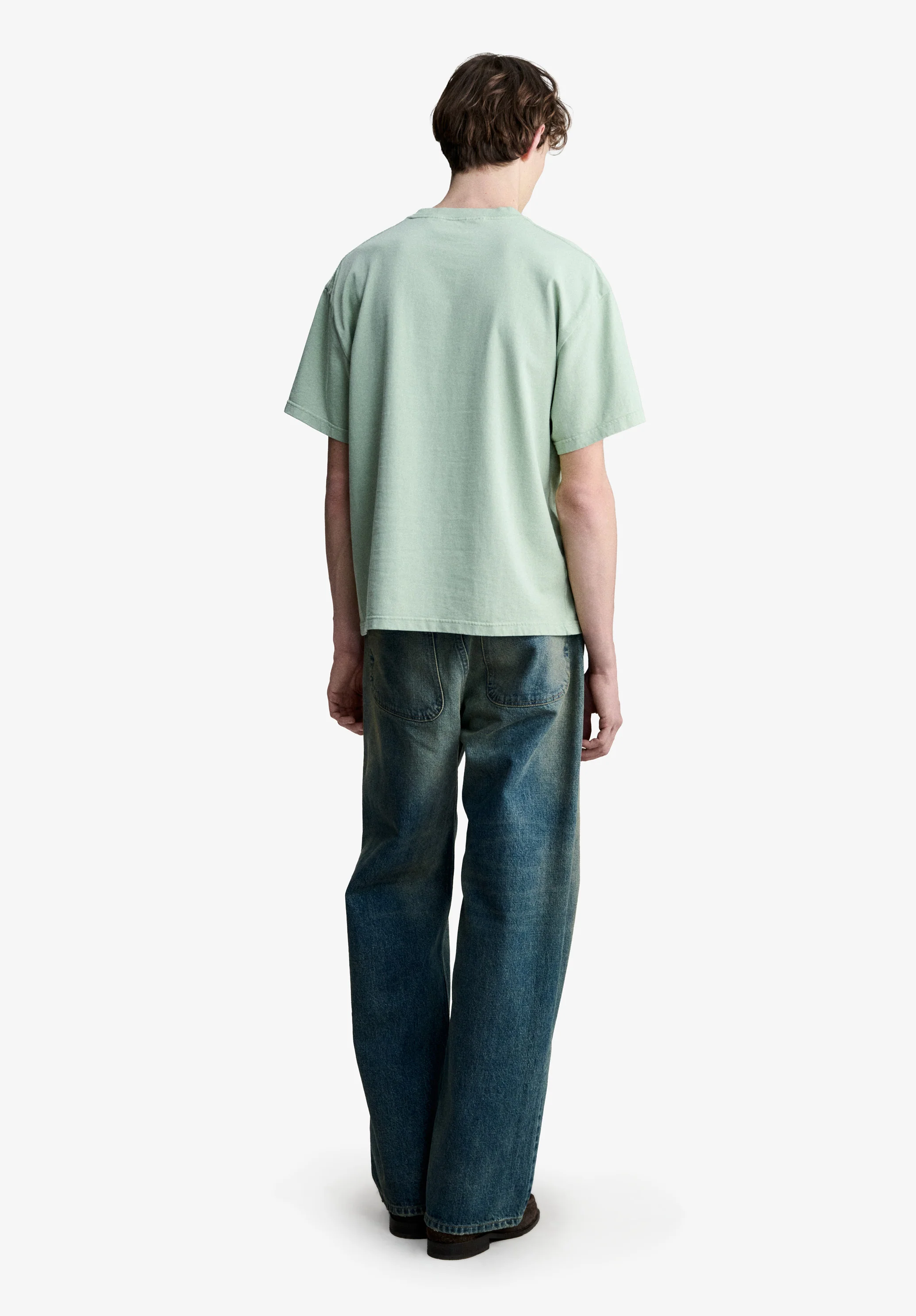 A.P.C. x Brain Dead T-shirt Permanent Universe - Vert pale