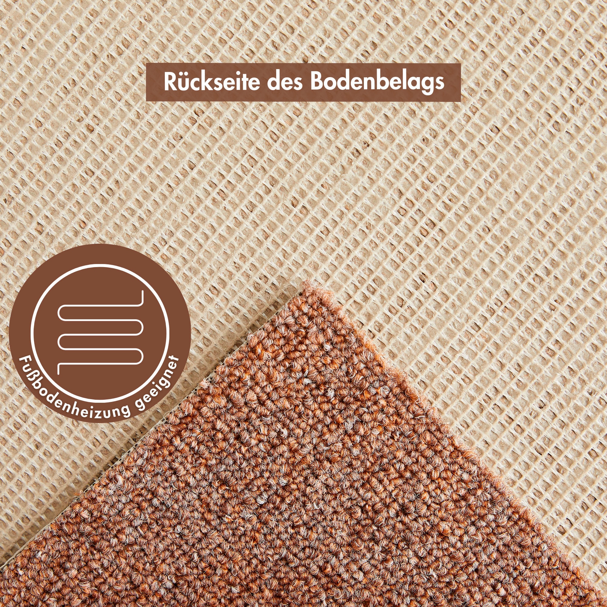 Andiamo Teppichboden »Bob, Feinschlinge, Made in Netherlands« rechteckig 4,5 mm Höhe meliert, Breite 200, 400 oder 500 cm, strapazierfähig & pflegeleicht