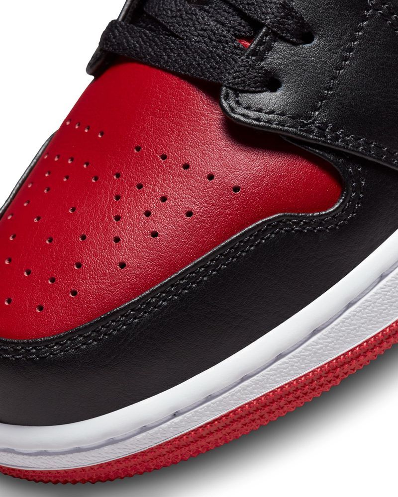 Chaussures Nike Air Jordan 1 Low Rouge & Noir pour homme
