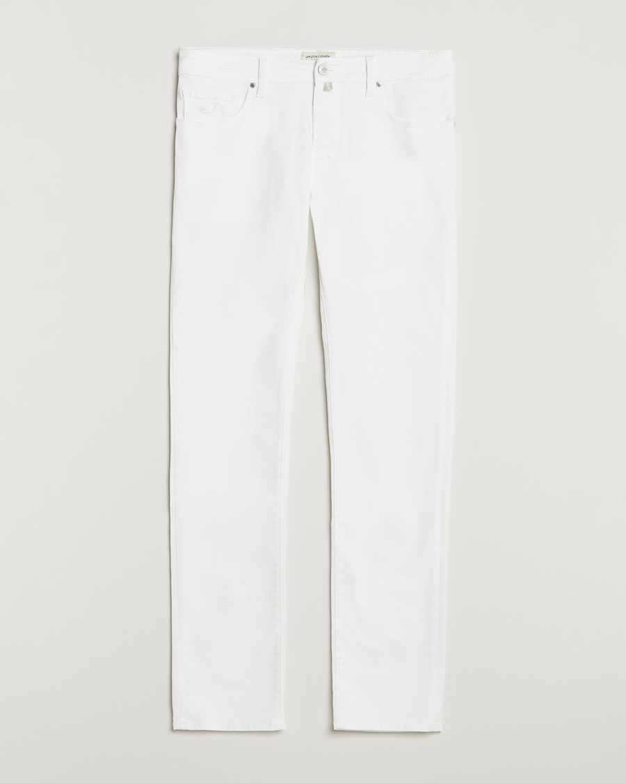 Jacob Cohën Bard Slim Fit Stretch Jeans White