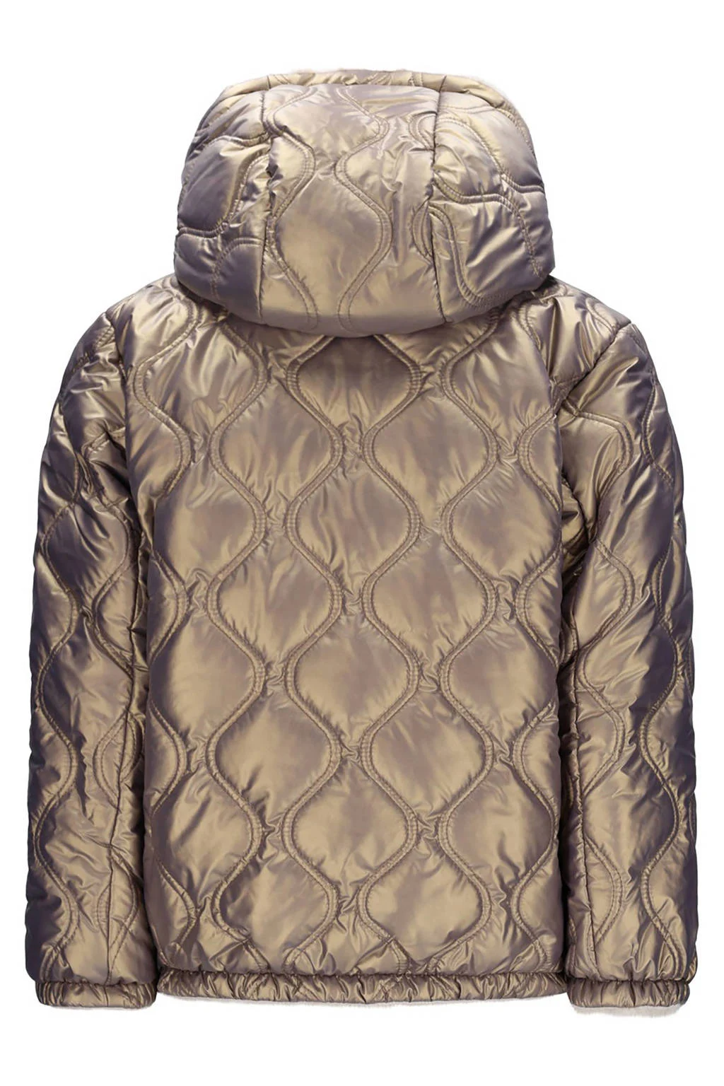 Like Flo imitatiebonten reversible jas beige