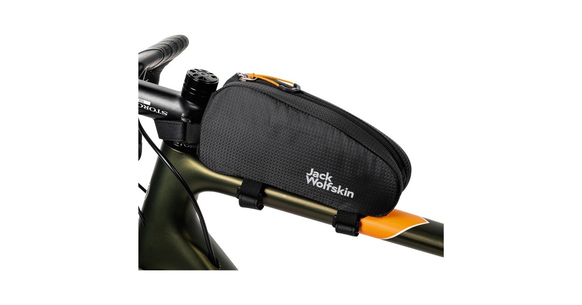 Jack WolfskinMorobbia Tube Bag fietsmand/-tas  (Zwart, 0,7 liter)