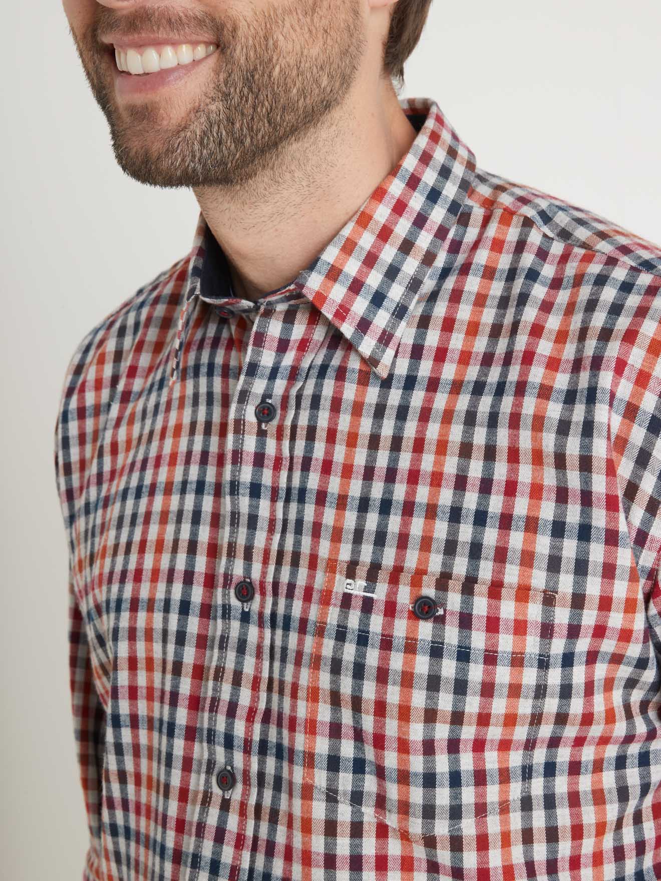 Chemise pur coton gratté