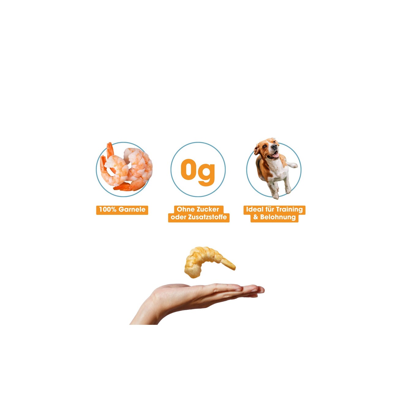 KAUDAS GarnelePur Natursnack 2x50 g