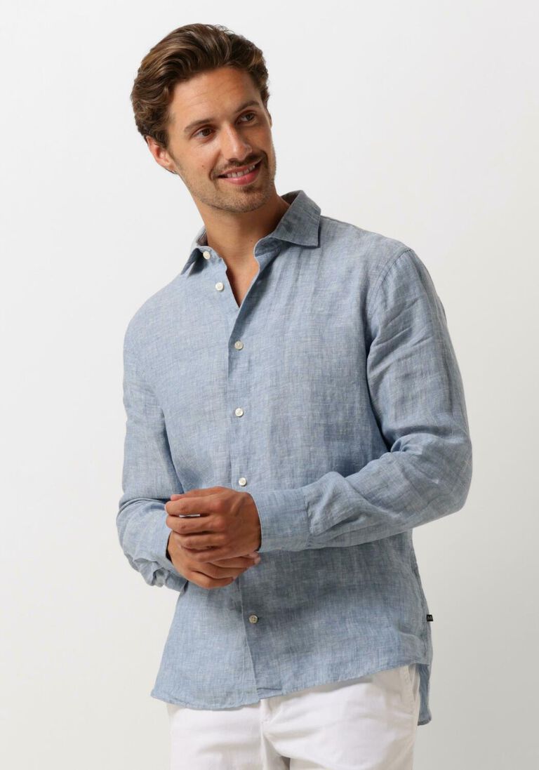 MATINIQUE blauwe matinique casual overhemd mamarc short