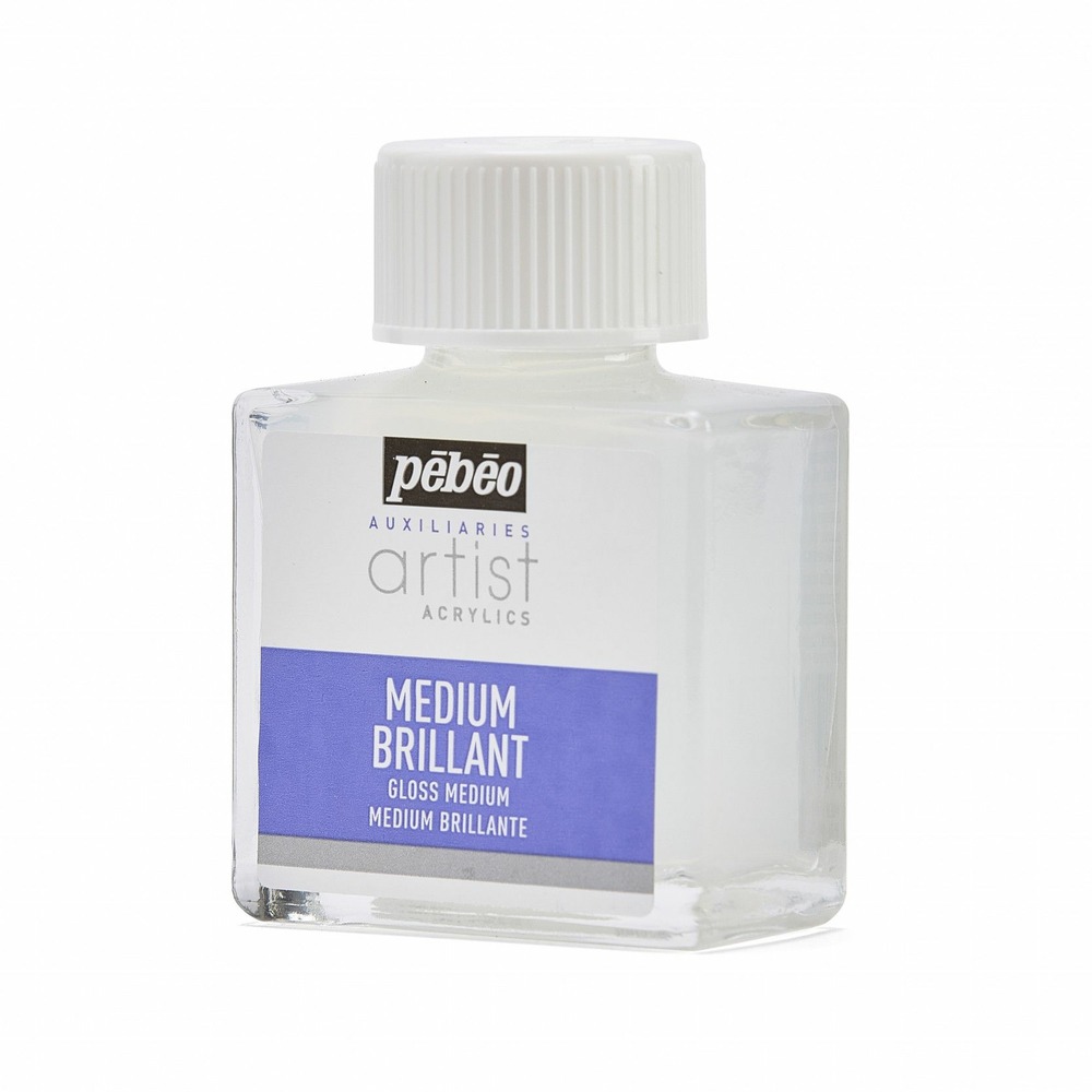 Médium acrylique brillant pour peinture - 75 ml