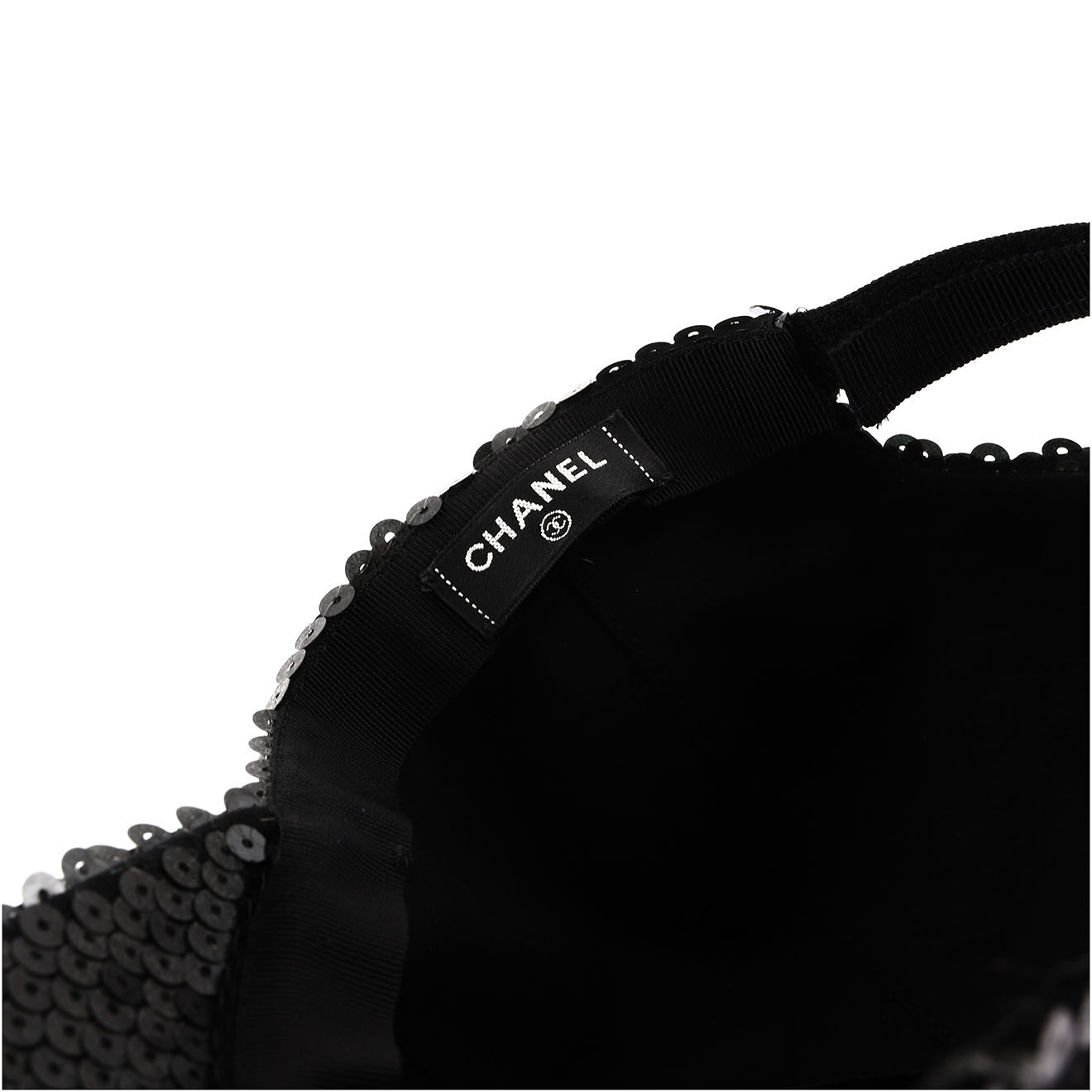 Chanel Casquette à Sequins noire - Très bon état