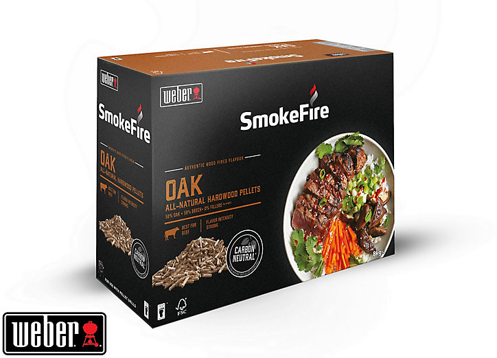 Pellet pour barbecue FSC Chêne Weber 8kg