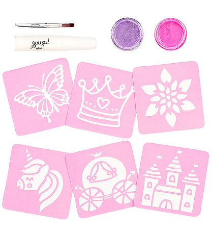Souza Glitter-Tattoos - 12 Vorlagen - Princess