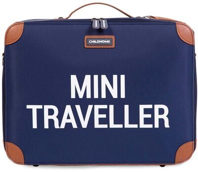 Childhome Mini Traveler Koffert, Navy/White