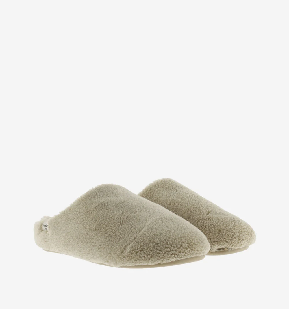 NORTE FAUX SHEARLING SLIPPERSBEIGE
