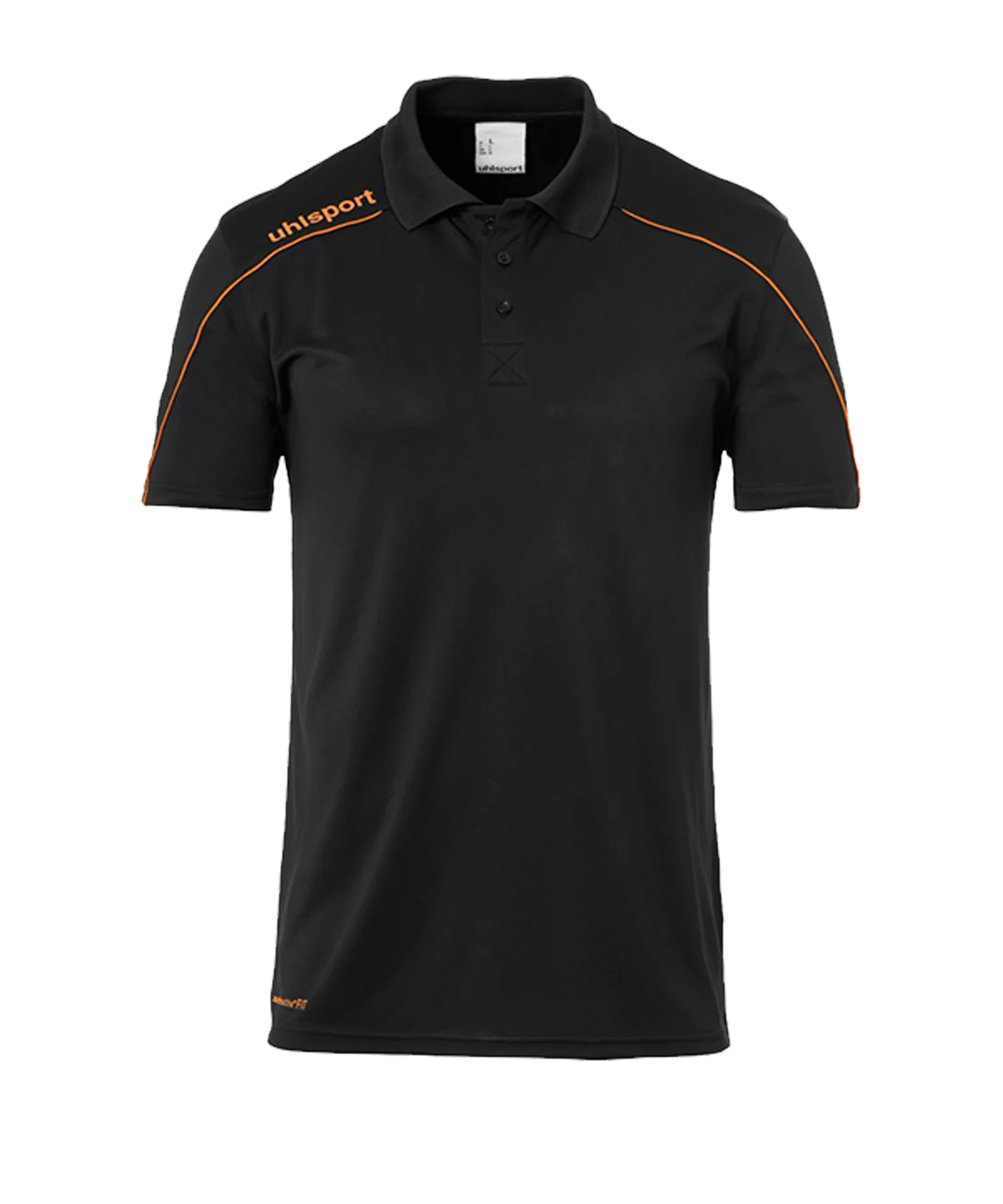 uhlsport Stream 22 Poloshirt Schwarz Orange F22