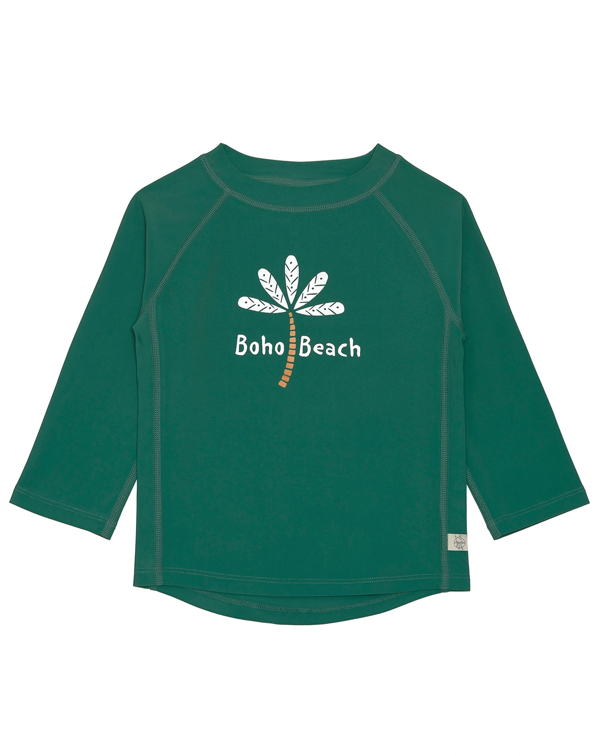 Langarm-Badeshirt PALMS in green