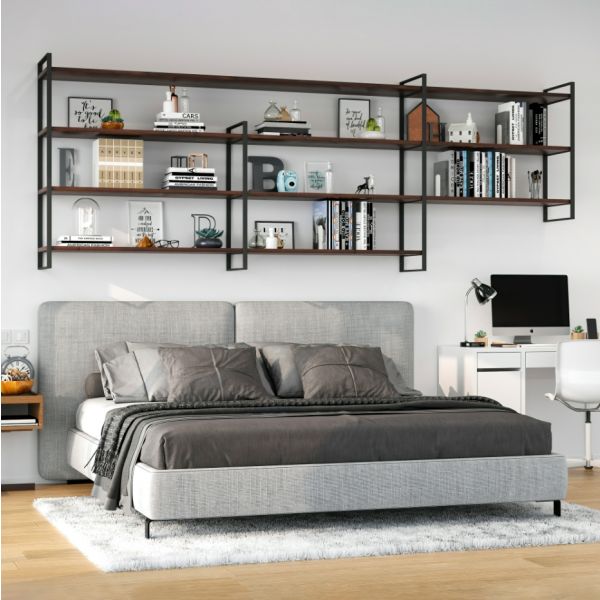 Emuca Estrutura Estante Lader, Altura 1790 mm, Aço, Pintado Preto - 4450314