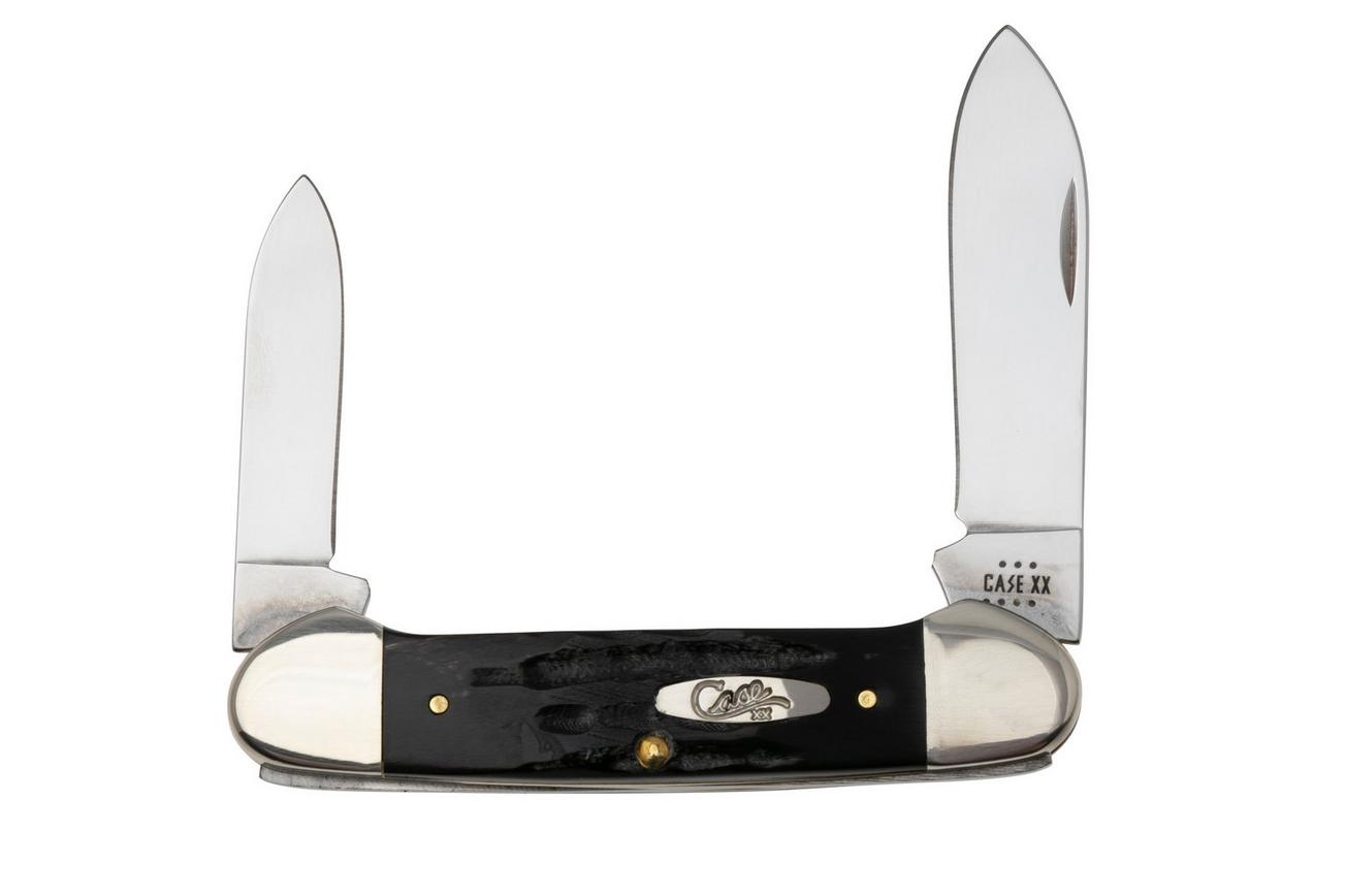 Case Canoe 65029 Jigged Buffalo Horn BH2131 SS zakmes