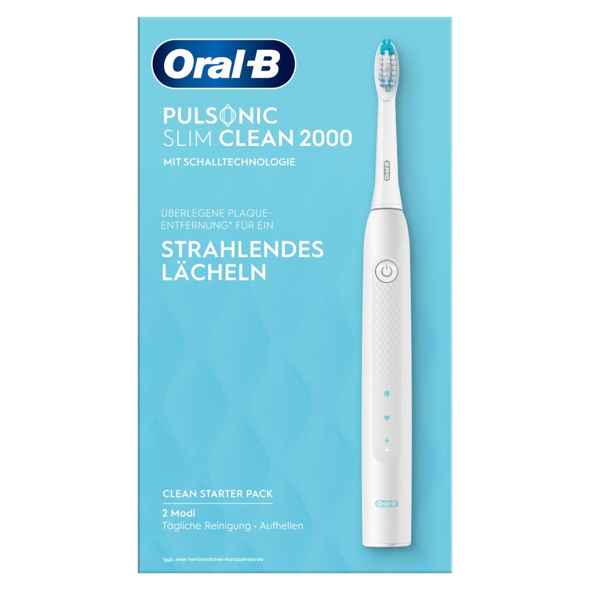 Oral-B Pulsonic Slim Clean 2000 White elektrische Schallzahnbürste