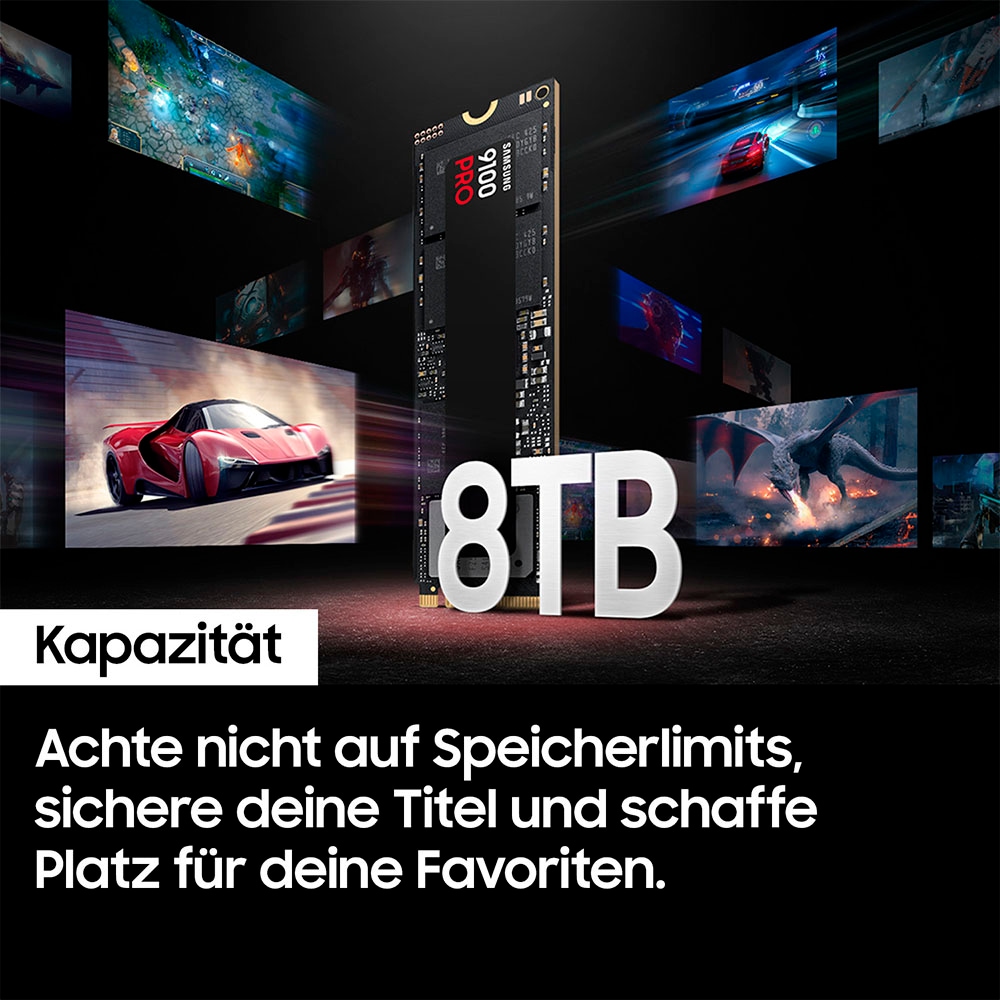 Samsung interne Gaming-SSD »9100 PRO SSD 1TB« 1000 GB Anschluss M.2 PCIe