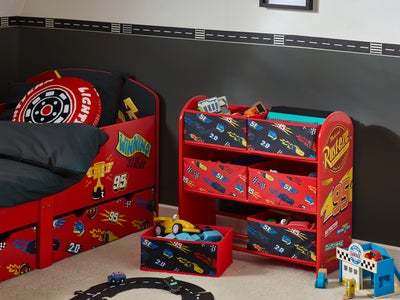 Disney Pixar Cars Lynet McQueen Oppbevaringsplass, Rød/Svart