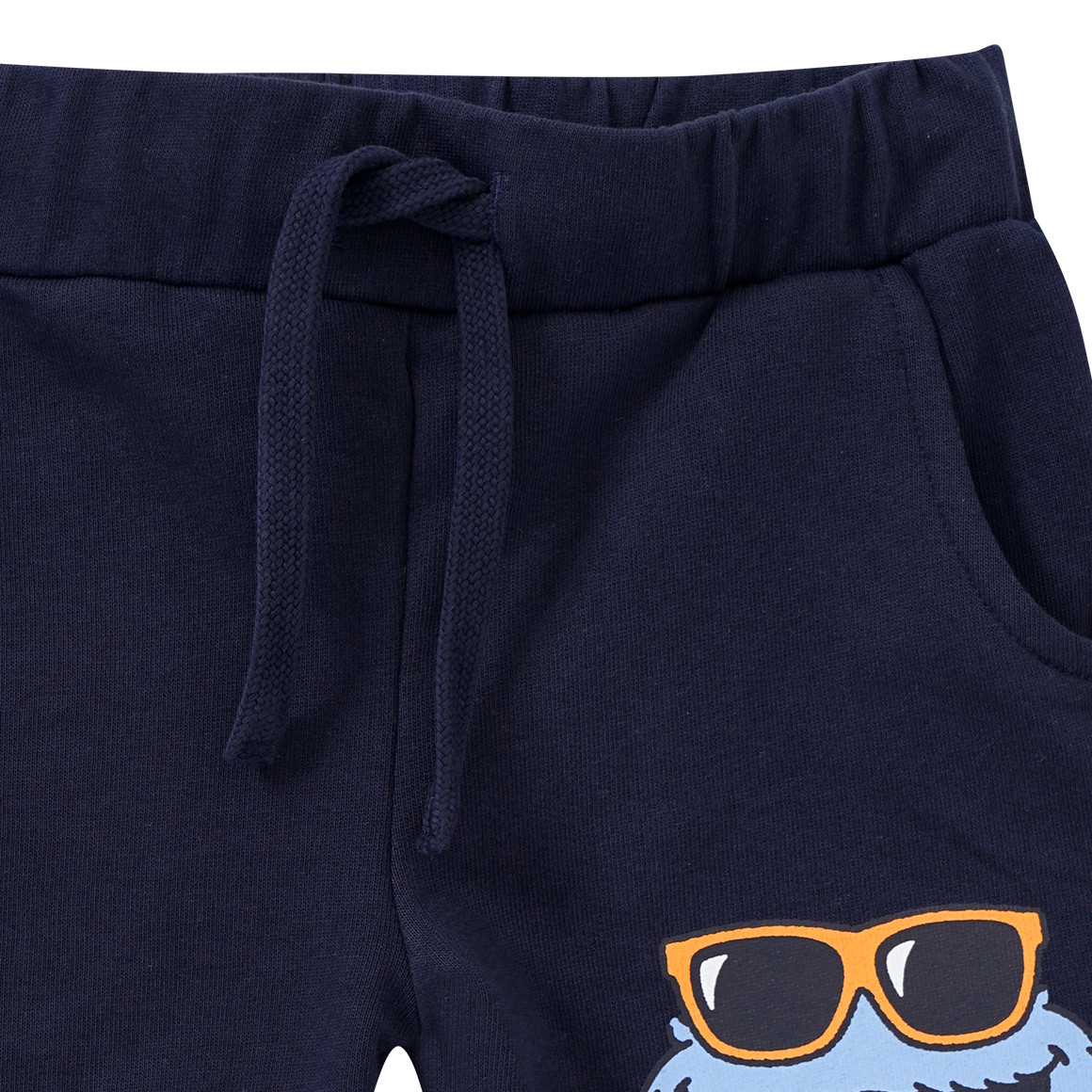 Topolino Sesamstraße Joggingshorts mit Print dunkelblau