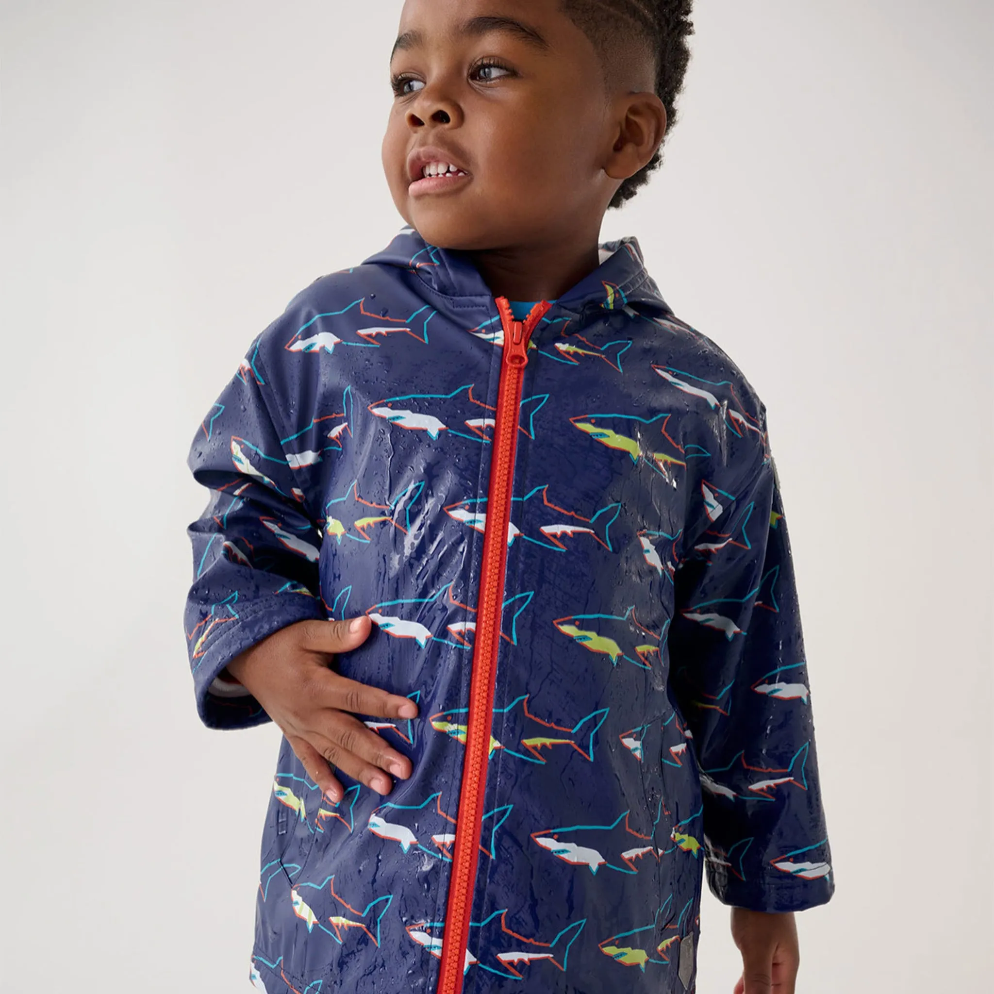 Hatley Impermeable Zip Requins 3-8ans