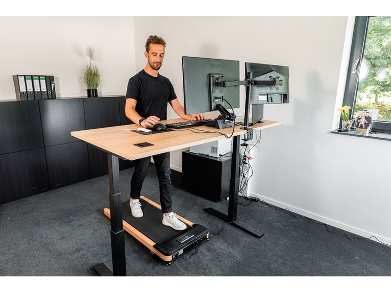 Kuipers Fitness Laufband K1 aus Eschenholz Laufband aus Eschenholz