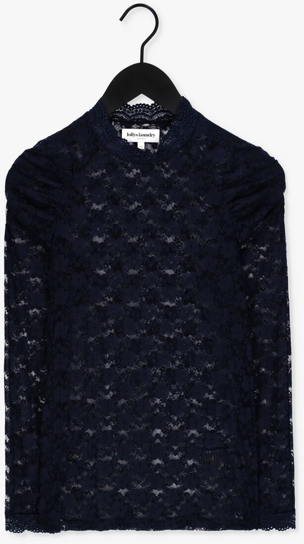 LOLLYS LAUNDRY donkerblauwe lollys laundry top ellen blouse
