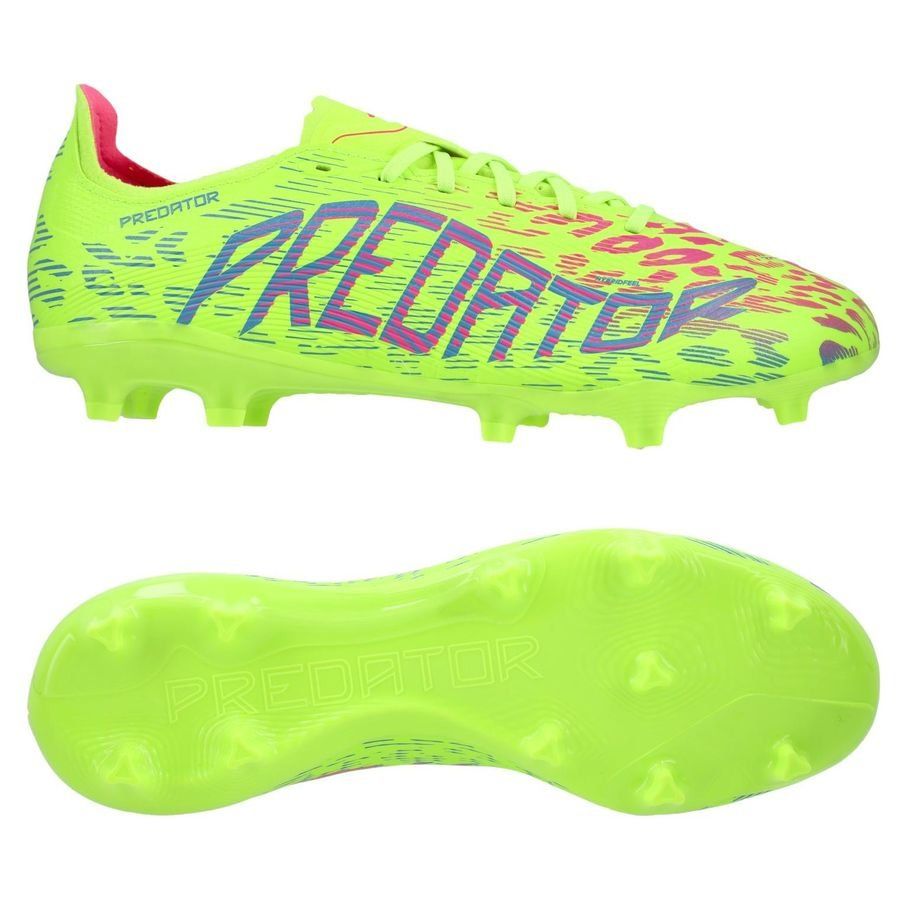 adidas Predator League FG/AG Mystic Victory - Lucid Lemon/Lucid Pink/Blue Fusion