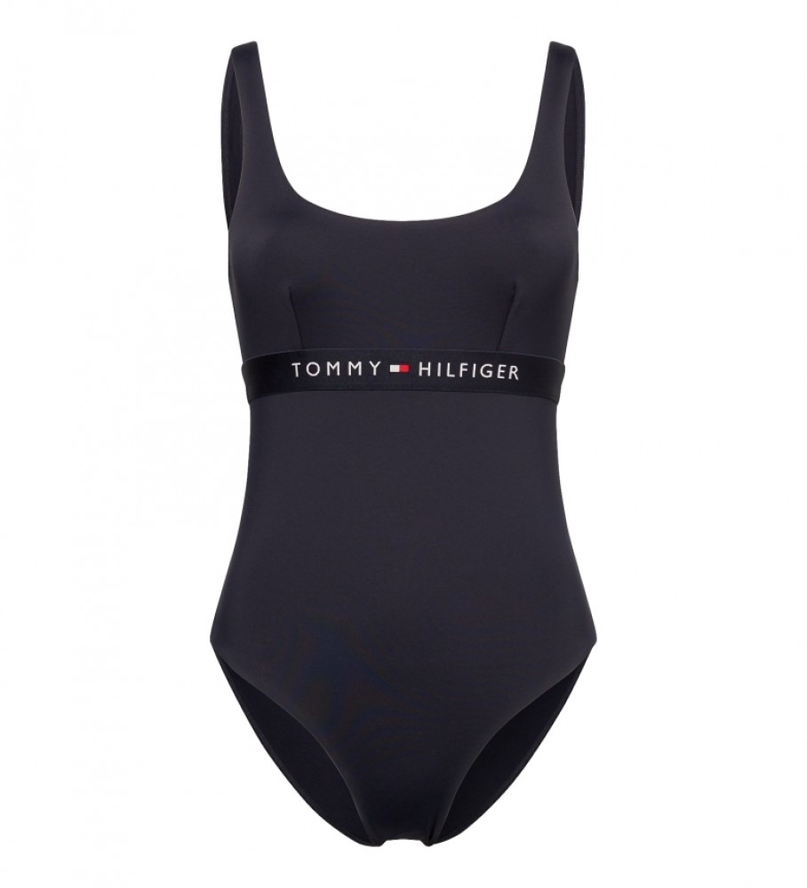 Maiô Tommy Hilfiger xadrez azul marinho