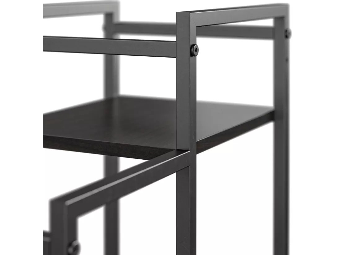 Weston | Support de plantes en aspect bois en couleur espresso