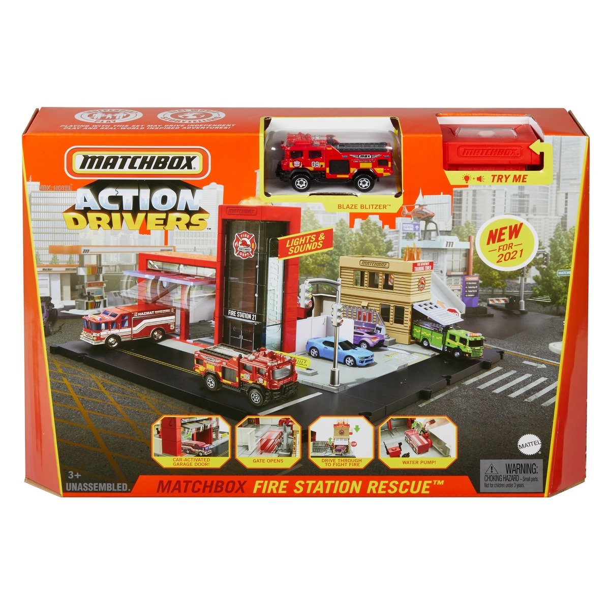 Caserne de pompiers Matchbox