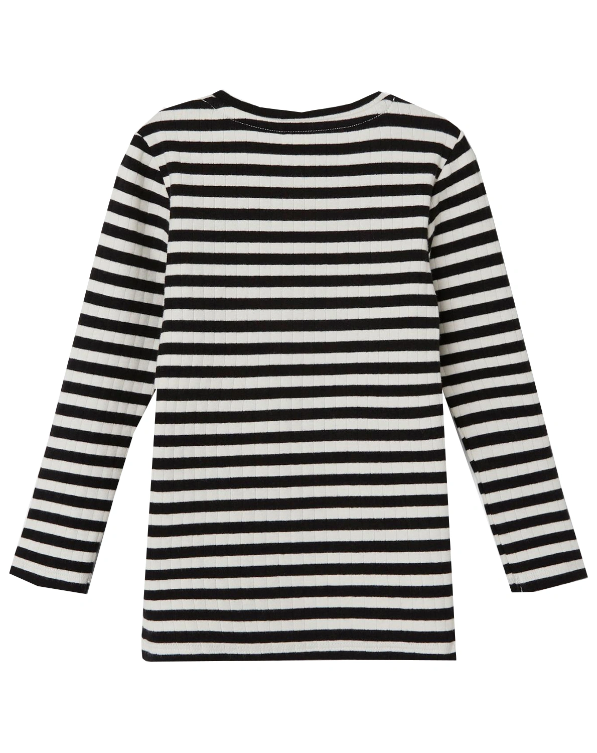 Langarmshirt NKFSURAJA STRIPES MINI in schwarz/weiß