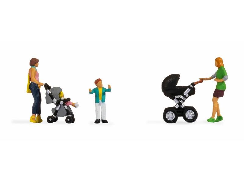 NOCH Figuren Mütter mit Kindern H0 Figuren im Massstab 1:87