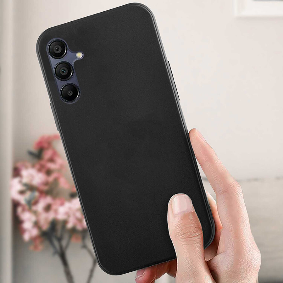 Akashi Coque de protection en silicone noir- Samsung Galaxy A16 4G / A16 5G