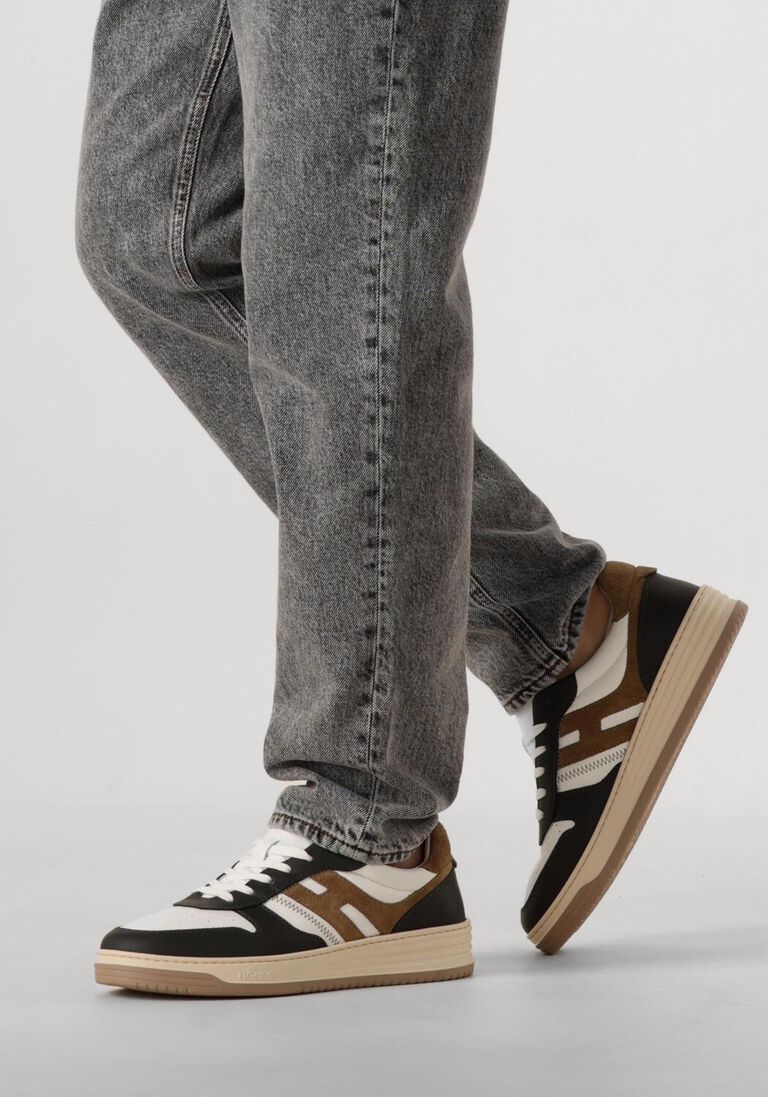 witte hogan lage sneakers led basket sneaker