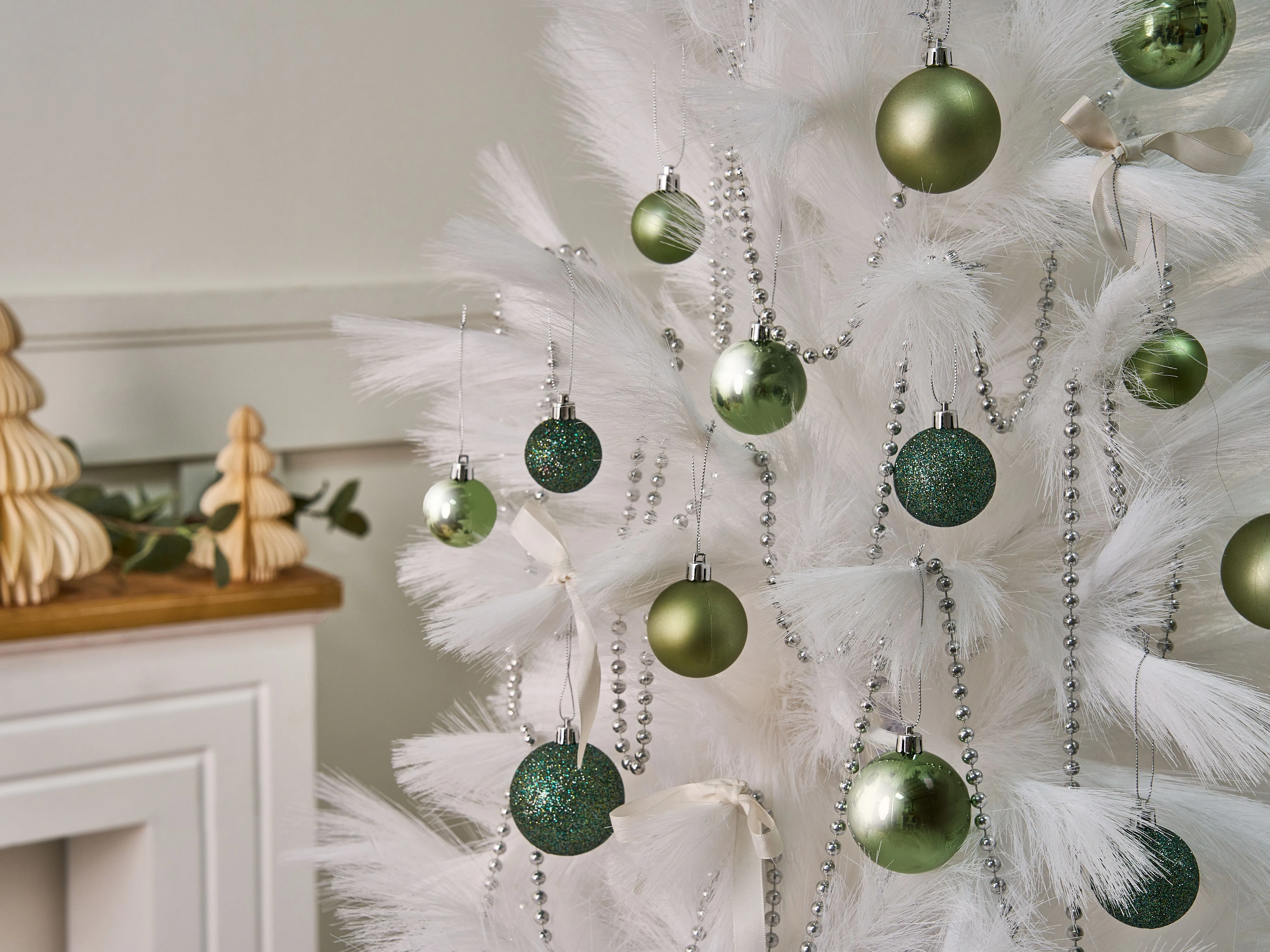 Set van 60 kerstballen TYIN Groen