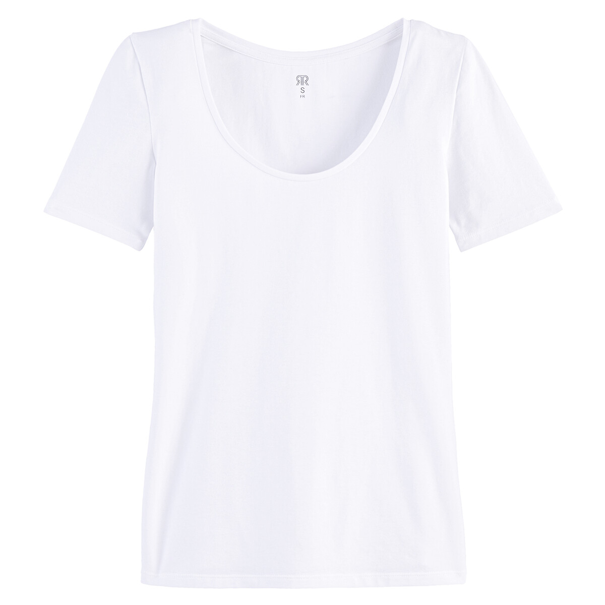 COLEÇÃO LA REDOUTE<br>Camiseta com gola redonda e mangas curtas