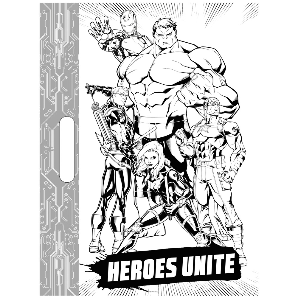 Marvel Avengers: Hulk Riesen-Malbuch mit 50 Aufklebern